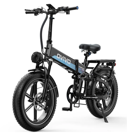OVIVO HYPER V2 PRO | Bicicletta Elettrica Pieghevole | Versatile | Motore BAFANG 250W | 48V 20Ah | Freni Idraulici | 25km/h | Autonomia 130Km| GARANZIA ITALIANA
